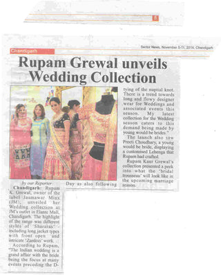 Rupam Grewal Unveils Wedding Collection
