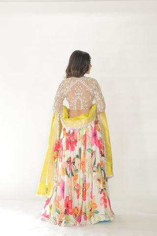 JM Floral Lehenga Set
