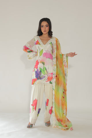 JM Floral Salwar Suit Set