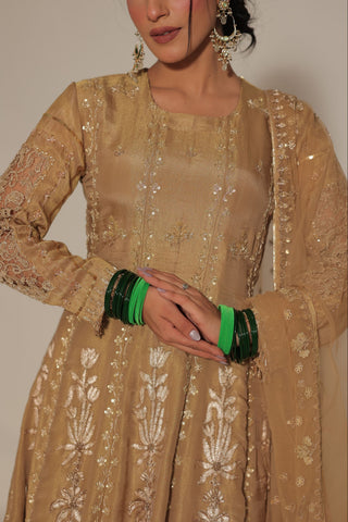 Biscotti Embroidered Kalidar with JM Salwar